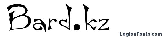 Bard.kz font, free Bard.kz font, preview Bard.kz font