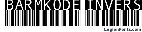 Barmkode inverse Font, Barcode Fonts