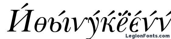 Шрифт Baskerville Cyrillic Italic