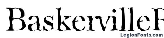 BaskervilleRandom Light Regular Font, Halloween Fonts