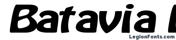 Batavia Bold Font, Free Fonts