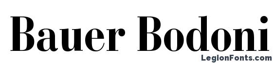 Bauer Bodoni Bold Condensed BT Font