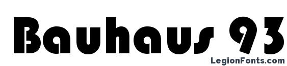 Шрифт Bauhaus 93 скачать бесплатно / LegionFonts
