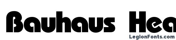 Bauhaus Heavy Font
