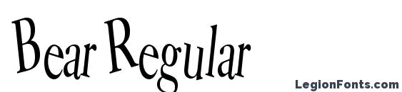 Bear Regular Font