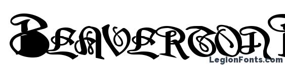 Шрифт BeavertonPlace Bold, Каллиграфические шрифты