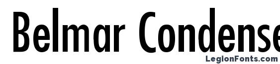 Шрифт Belmar Condensed Normal