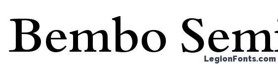 Bembo bold font free
