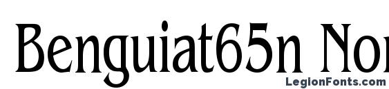 Benguiat65n Normal Font