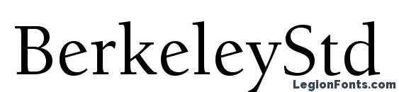 шрифт BerkeleyStd Medium, бесплатный шрифт BerkeleyStd Medium, предварительный просмотр шрифта BerkeleyStd Medium