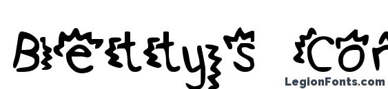 шрифт Bettys Confetti, бесплатный шрифт Bettys Confetti, предварительный просмотр шрифта Bettys Confetti