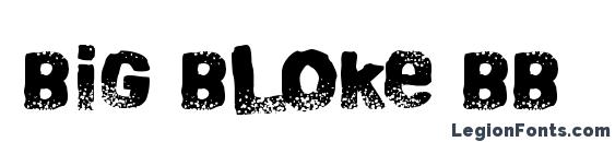 шрифт Big Bloke BB, бесплатный шрифт Big Bloke BB, предварительный просмотр шрифта Big Bloke BB