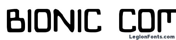 Bionic Comic font, free Bionic Comic font, preview Bionic Comic font