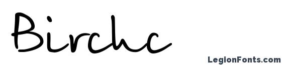 шрифт Birchc, бесплатный шрифт Birchc, предварительный просмотр шрифта Birchc