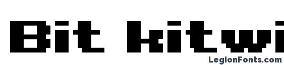 Bit kitwide heavy font, free Bit kitwide heavy font, preview Bit kitwide heavy font