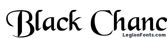 Black Chancery Font