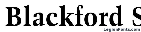 Blackford SSi Bold Font
