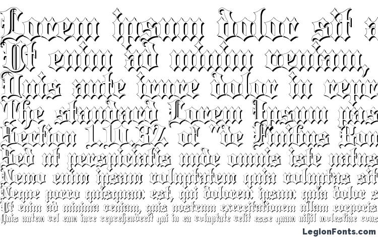 Blackletter Shadow Font Download Free Legionfonts