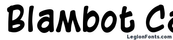 Blambot Casual Bold font, free Blambot Casual Bold font, preview Blambot Casual Bold font
