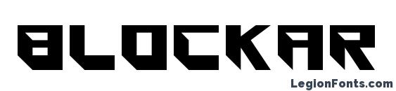 шрифт Blockar, бесплатный шрифт Blockar, предварительный просмотр шрифта Blockar