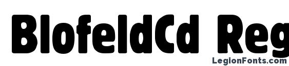 BlofeldCd Regular Font