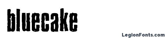 BlueCake font, free BlueCake font, preview BlueCake font