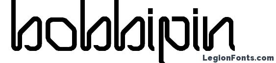 шрифт Bobbipin, бесплатный шрифт Bobbipin, предварительный просмотр шрифта Bobbipin