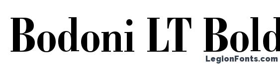 Bodoni LT Bold Condensed Font