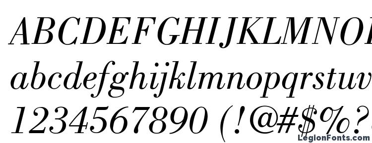 glyphs Bodoni LT Book Italic font, сharacters Bodoni LT Book Italic font, symbols Bodoni LT Book Italic font, character map Bodoni LT Book Italic font, preview Bodoni LT Book Italic font, abc Bodoni LT Book Italic font, Bodoni LT Book Italic font