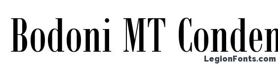 Bodoni MT Condensed Font