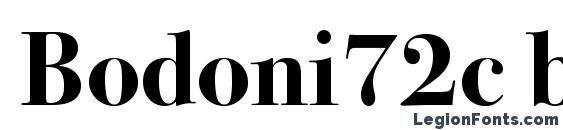 Bodoni72c bold Font