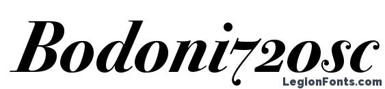 Bodoni72osc bolditalic Font, Cursive Fonts