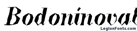 Bodoninovabrk bolditalic Font