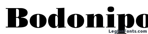Шрифт Bodoniposterc, Современные шрифты