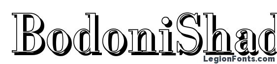 BodoniShadow Regular Font