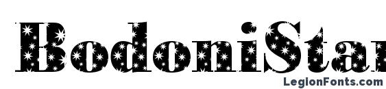 шрифт BodoniStars Regular, бесплатный шрифт BodoniStars Regular, предварительный просмотр шрифта BodoniStars Regular