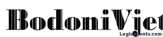 BodoniVjet2 Regular Font, Serif Fonts