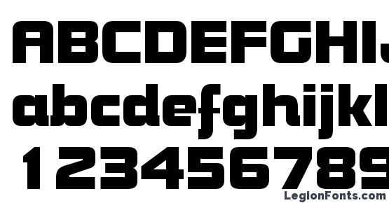 bold typeface