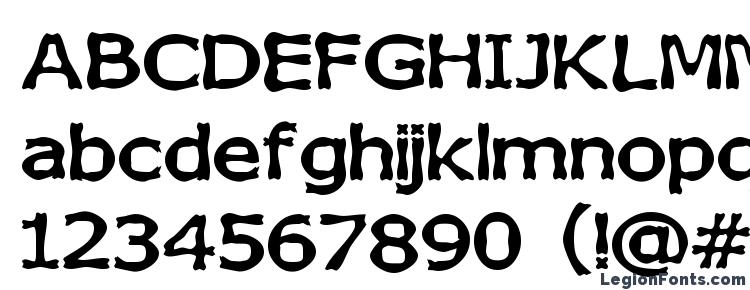 glyphs Boneribbon Bold font, сharacters Boneribbon Bold font, symbols Boneribbon Bold font, character map Boneribbon Bold font, preview Boneribbon Bold font, abc Boneribbon Bold font, Boneribbon Bold font