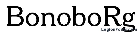 BonoboRg Regular font, free BonoboRg Regular font, preview BonoboRg Regular font