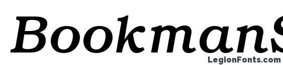 BookmanStd MediumItalic Font