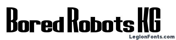 Bored Robots KG font, free Bored Robots KG font, preview Bored Robots KG font