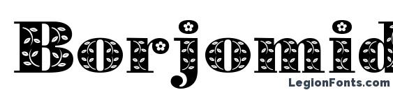шрифт Borjomidecorac, бесплатный шрифт Borjomidecorac, предварительный просмотр шрифта Borjomidecorac