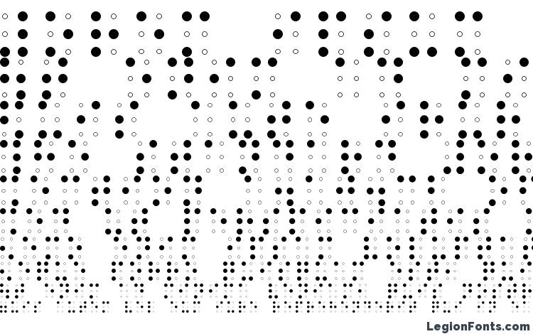 specimens Braille AOE font, sample Braille AOE font, an example of writing Braille AOE font, review Braille AOE font, preview Braille AOE font, Braille AOE font