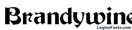 Brandywine Normal Font, Western Fonts