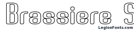 шрифт Brassiere Seethru, бесплатный шрифт Brassiere Seethru, предварительный просмотр шрифта Brassiere Seethru