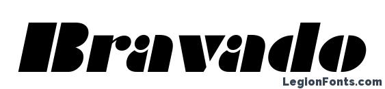 шрифт Bravado Italic, бесплатный шрифт Bravado Italic, предварительный просмотр шрифта Bravado Italic