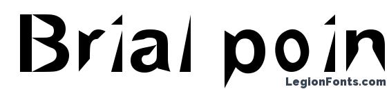 Brial pointed Font