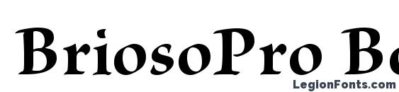 шрифт BriosoPro BoldSubh, бесплатный шрифт BriosoPro BoldSubh, предварительный просмотр шрифта BriosoPro BoldSubh
