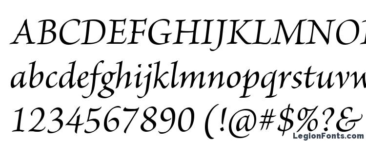 glyphs BriosoPro Italic font, сharacters BriosoPro Italic font, symbols BriosoPro Italic font, character map BriosoPro Italic font, preview BriosoPro Italic font, abc BriosoPro Italic font, BriosoPro Italic font